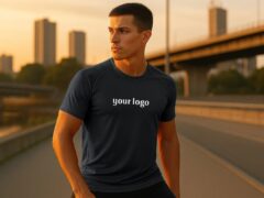 alt="Dri-fit shirts bedrukken met teamlogo voor sportteams"