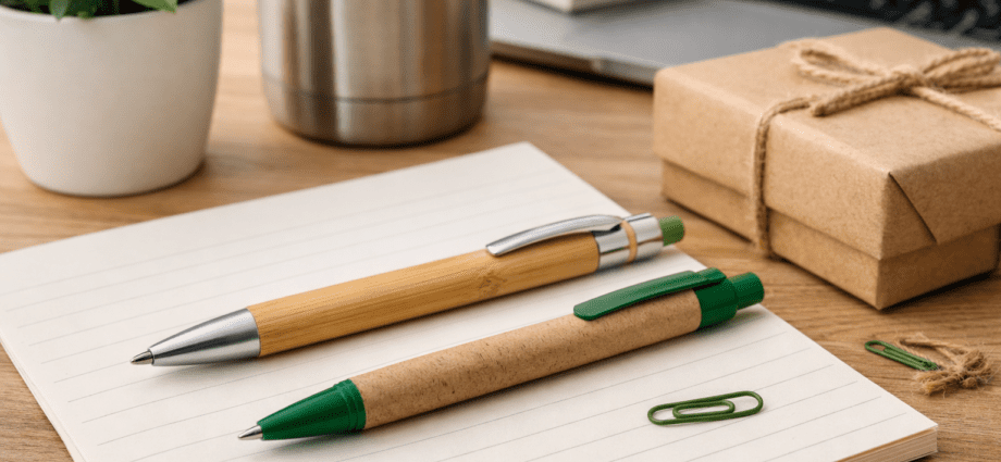 Duurzame pennen bedrukken als relatiegeschenk