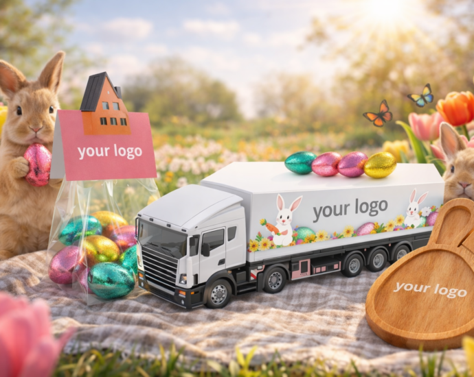 pasen relatiegeschenken met chocolade paaseieren en bedrukbare cadeaus